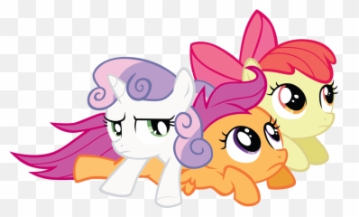 My Little Pony Cutie Mark Crusaders Drawing Free Image Download - Looking png