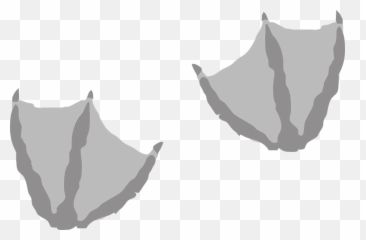 Gray Webbed Footprints Png Clip Arts - Webbed Footprint,Foot Prints Png