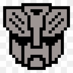 Pixilart - Transformers Logo Pixel Art png