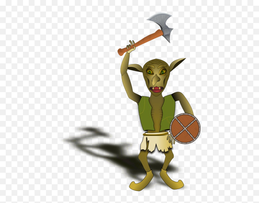 Vertebrate Fictional Character Mythical - Goblin With Axe Png,Green Goblin Png