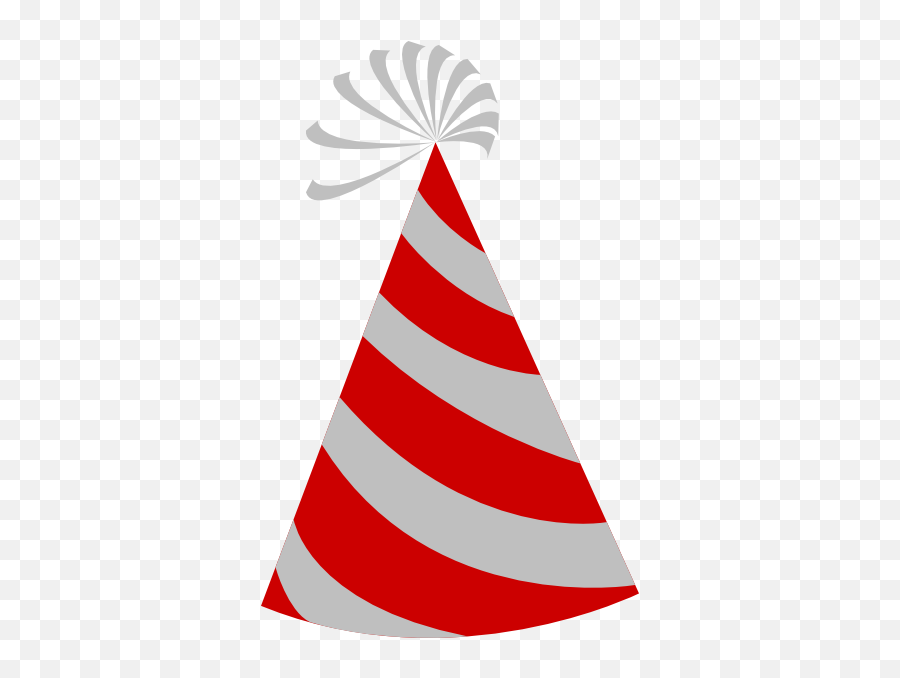 Birthday Hat Transparent Background - Red Party Hat Clip Art Png,Birthday Party Hat Png