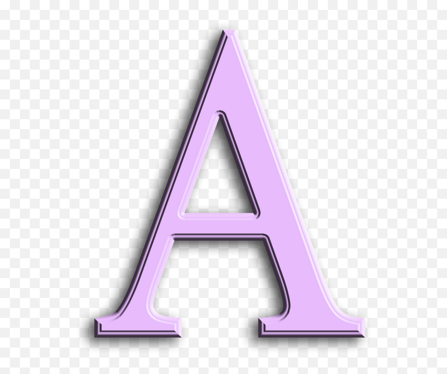 Free A Letter Png Download Clip - Triangle,Letter A Png