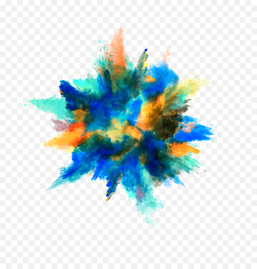 Explosion Colorpowder Dust Colorsplash - Color Splash Transparent Background Png,Color Splash Png