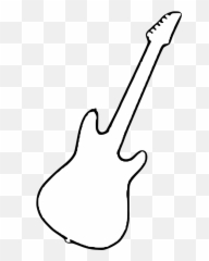 White Guitar Transparent Png Clipart - Electric Guitar Clipart,Guitar Png