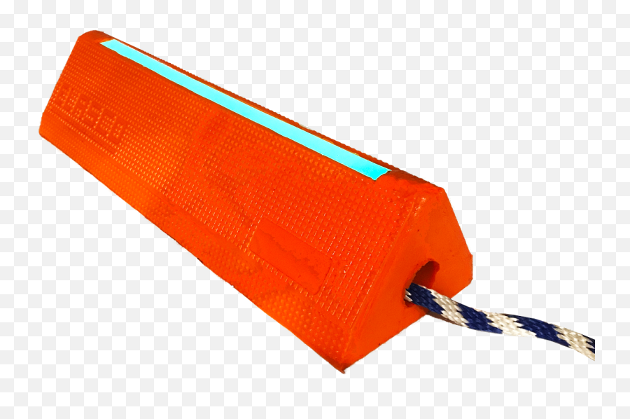 Elasco Aircraft Chock Orange In Color With Glow And Reflectors - Snow Shovel Png,Orange Glow Png