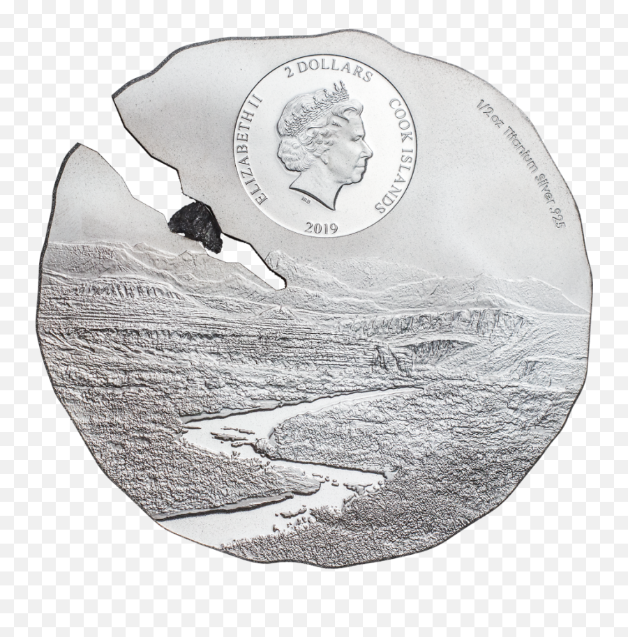 Estacado Meteorite 2019 U2013 Cit Coin Invest Ag - Mince S Meteoritem Png,Meteorite Png