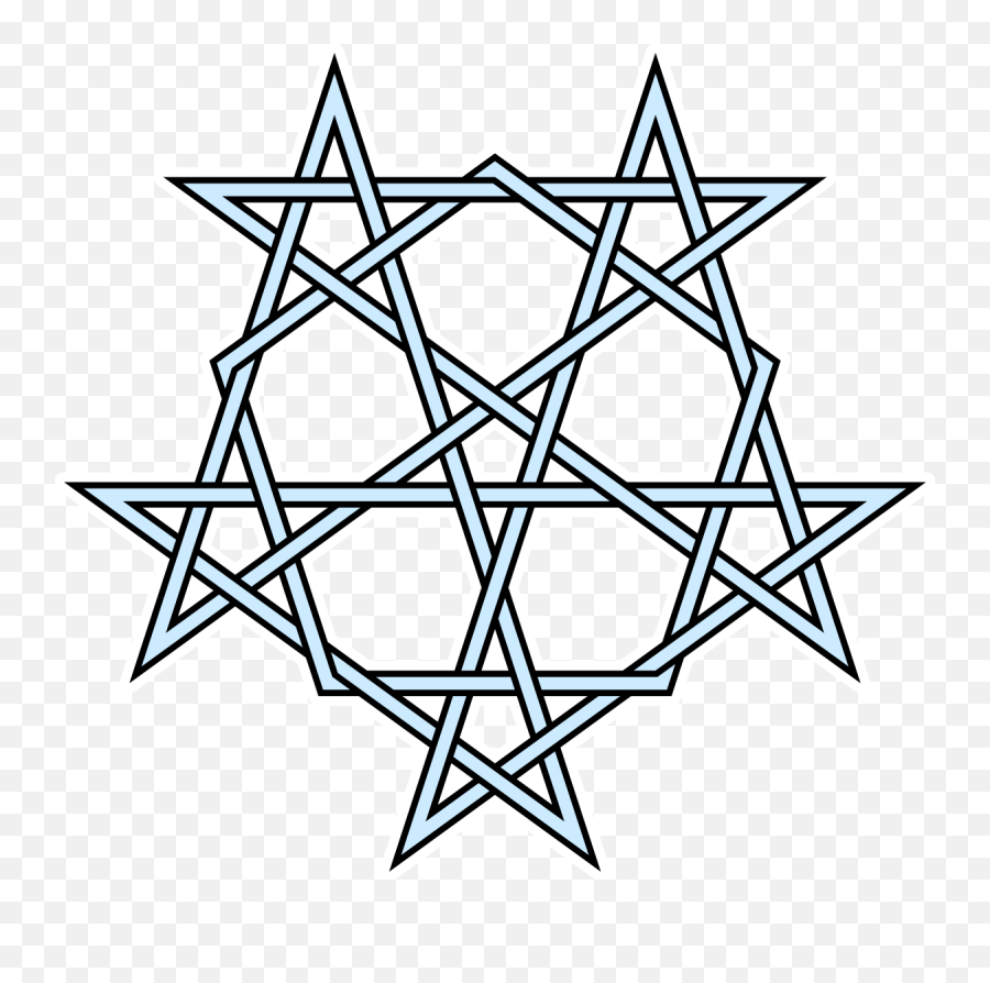 Pentagrams - Pentagram Of The Pentagon Png,Interlaced Png