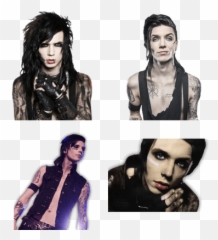 Andy Biersack - Black Veil Brides Andy Black Png,Andy Biersack Png