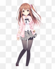 Kawaii Anime Girl Girls - Female Full Body Anime Character Png,Anime Girls Png