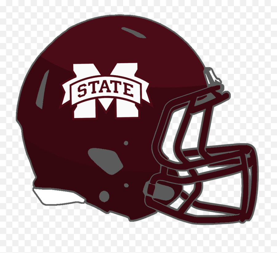 Download Football Helmet Outline Png - Mississippi State University,Football Outline Png