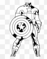 Captain Marvel Clipart Svg - Png Download Full Size Captain America Cartoon Sketch,Captain Png