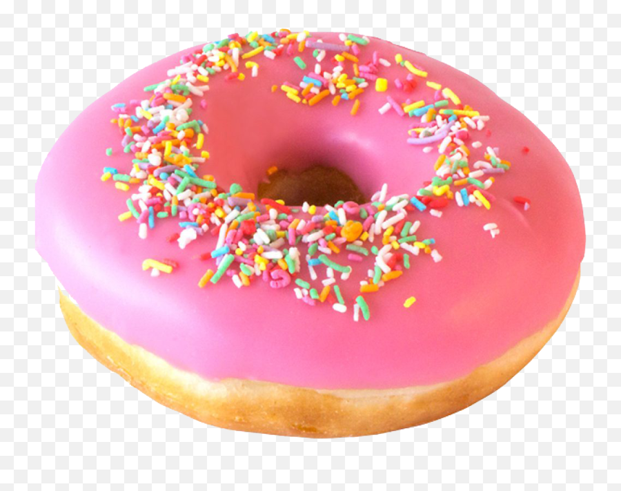 Download Donuts Tumblr Food Freetoedit - Donut Png Pink Sprinkle Donut Png,Donuts Transparent Background