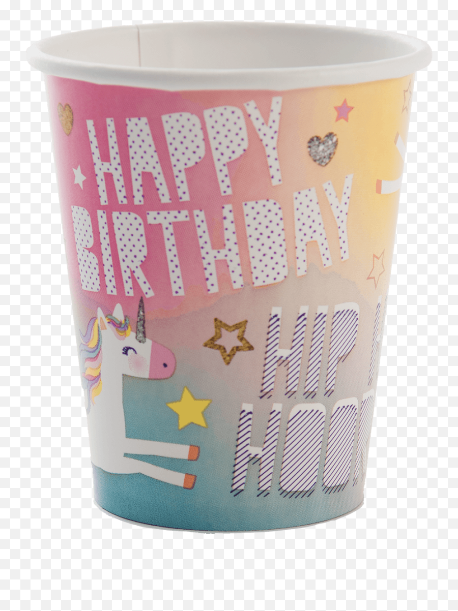 Happy Unicorn Paper Cups - Coffee Cup Png,Paper Cup Png