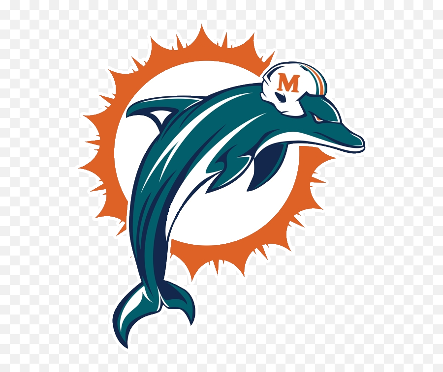 Download Miami Dolphins Communicating - Miami Dolphins Logo Png,Dolphins Logo Png