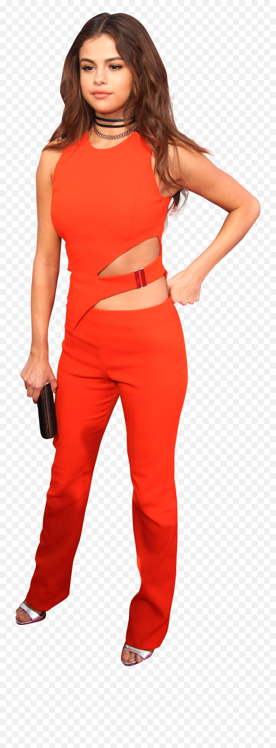 Selena Gomez In A Red Dress Png Image - Selena Gomez Png,Celebrity Png