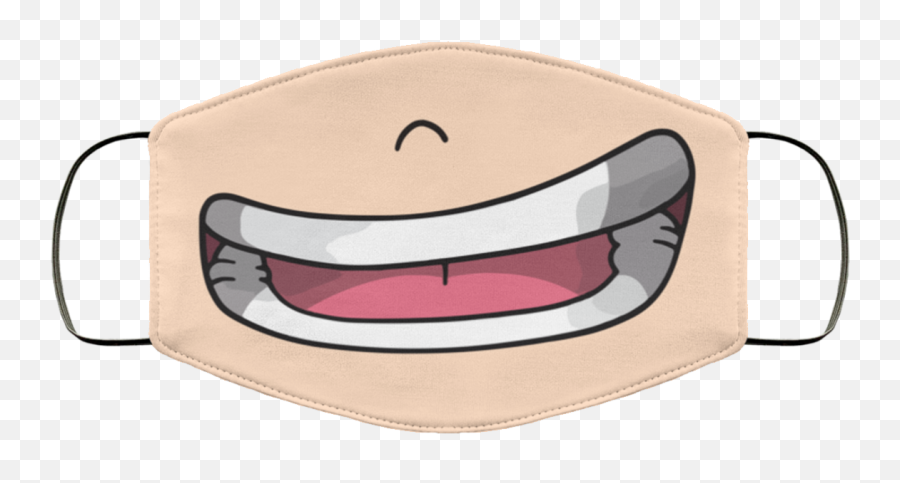 Happy Anime Face Mask - Rockatee Anime Face Mask Png,Anime Face Transparent