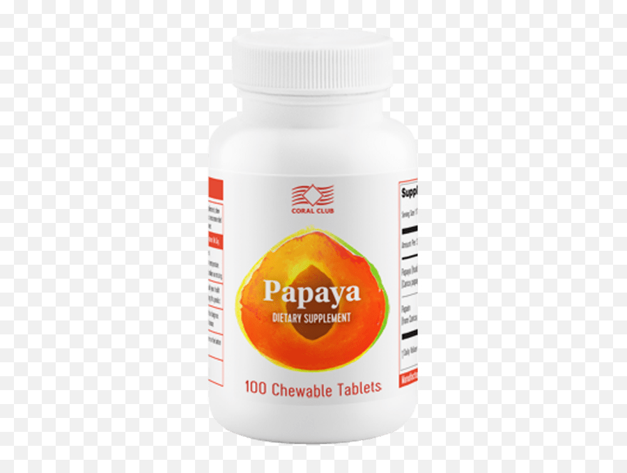 Papaya Healthy Digestion Behealthyeveryday Coral Club - Papaya Coral Club Png,Papaya Png