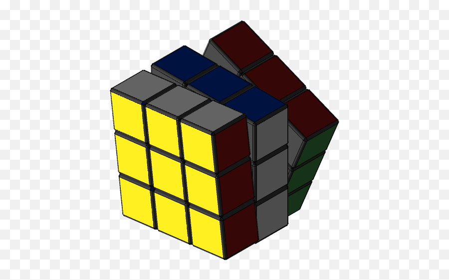 Rubiku0027s Cube 3d Cad Model Library Grabcad - Cube Png,Rubik's Cube Png