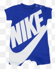 Nike Classic Swoosh Logo Onesie Royal Blue 5n D369 089 - png