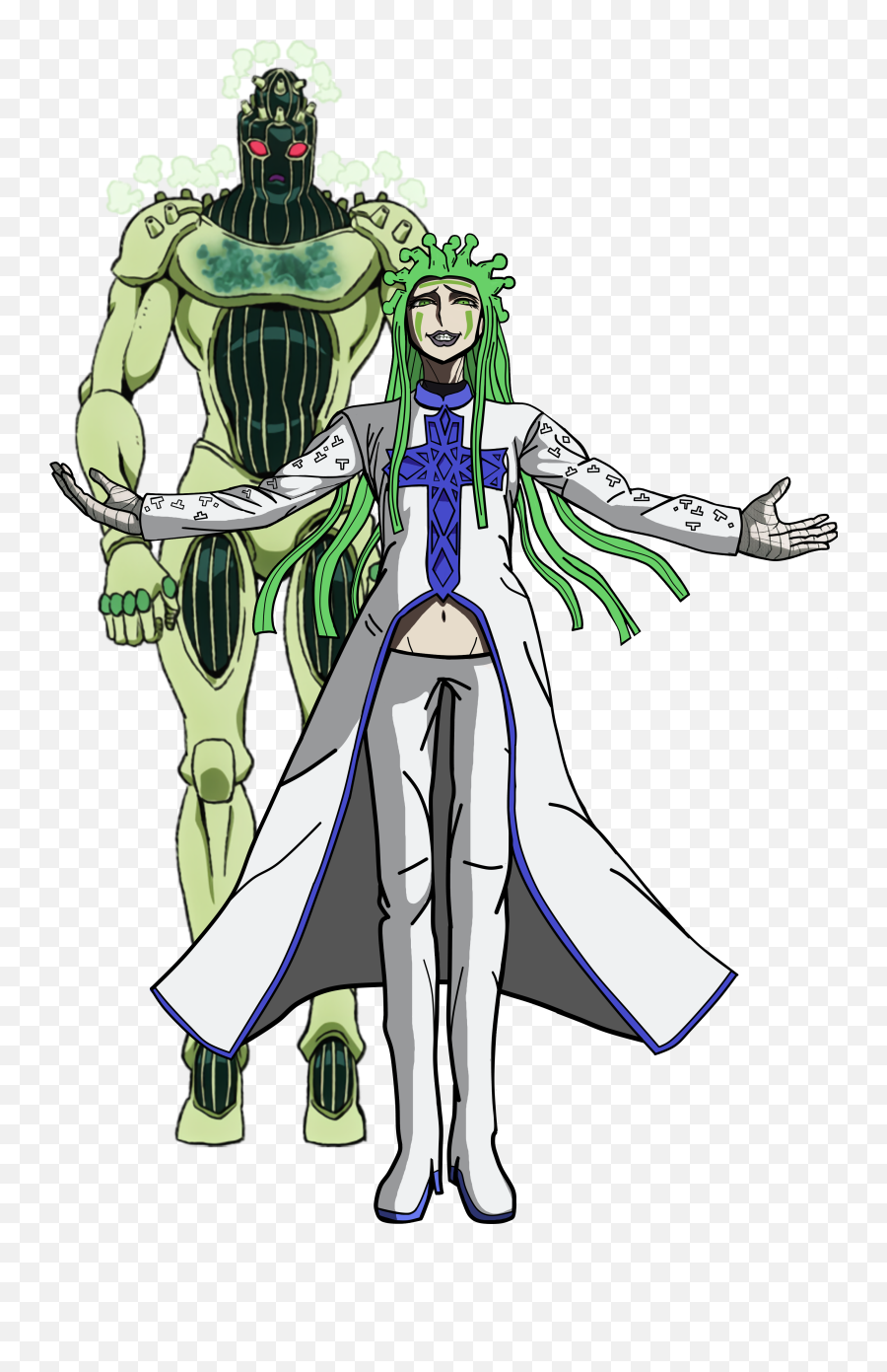 Korekiyo As Cioccolata From Jojou0027s Bizarre Adventure - Jojo Cioccolata And Green Day Png,Jojo's Bizarre Adventure Png