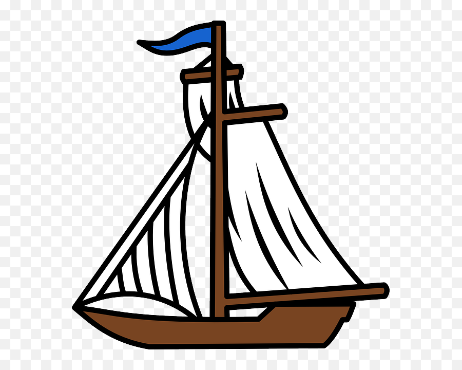 Sail Boat Svg Clip Arts Download - Boats Clip Art Png,Boat Clipart Png