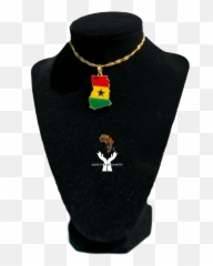 Ghana Necklace The Hope For Us Charity - Jewellery Mannequin Png,Ghana Flag Png