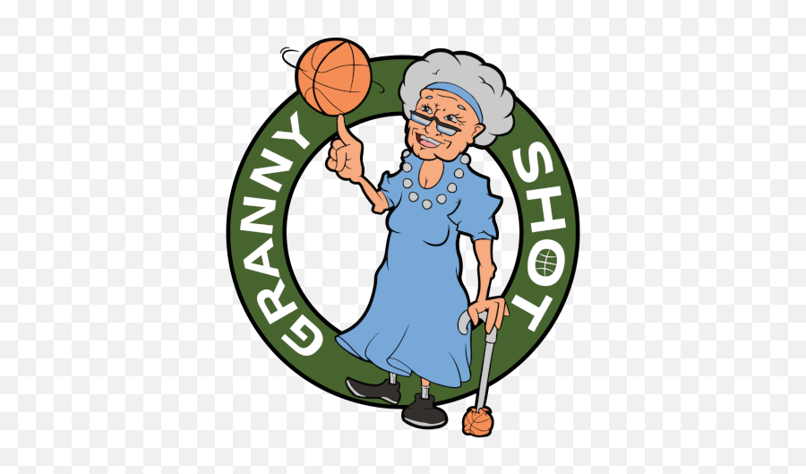 Granny Shot - Granny Basketball Clip Art Png,Granny Png