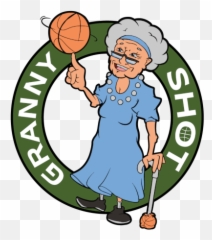 Granny Shot - Granny Basketball Clip Art Png,Granny Png