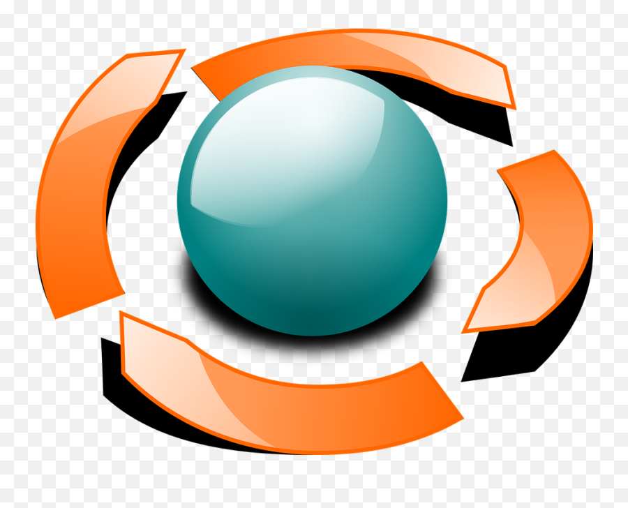 Orbit Arrows Ball - 3d Circle Arrow Png,Orbit Png