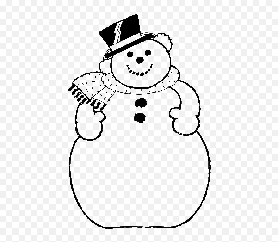 Snowman Clipart Large - Snowman Merry Christmas Coloring Pages Png,Snowman Clipart Transparent Background