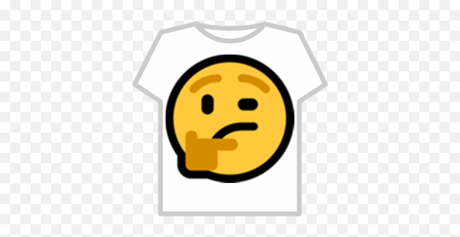 Emoji Thinking Face - Roblox Dino T Shirt Roblox Png,Thinking Face Emoji Png