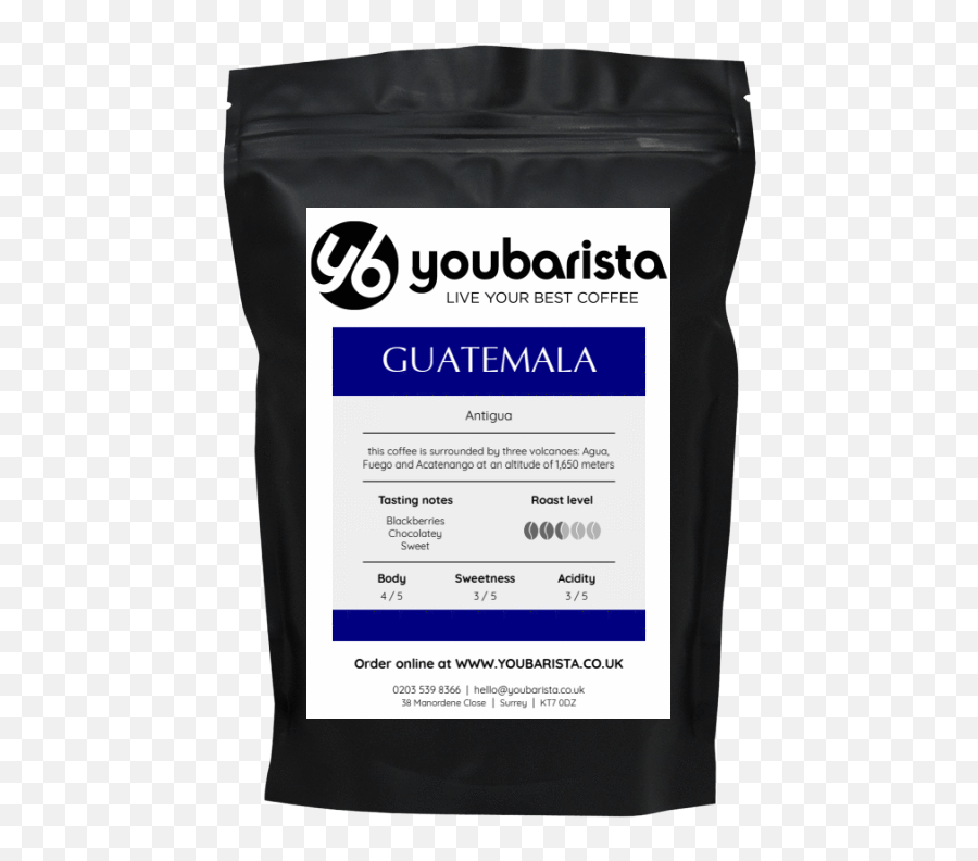 Guatemala Antigua - Single Origin Coffee Beans By You Barista Coffee Bean Png,Guatemala Png