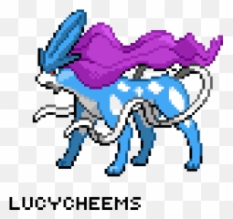 Lucycheemsu0027s Gallery - Pixilart Pixel Art Pokemon Suicune Png,Suicune Png