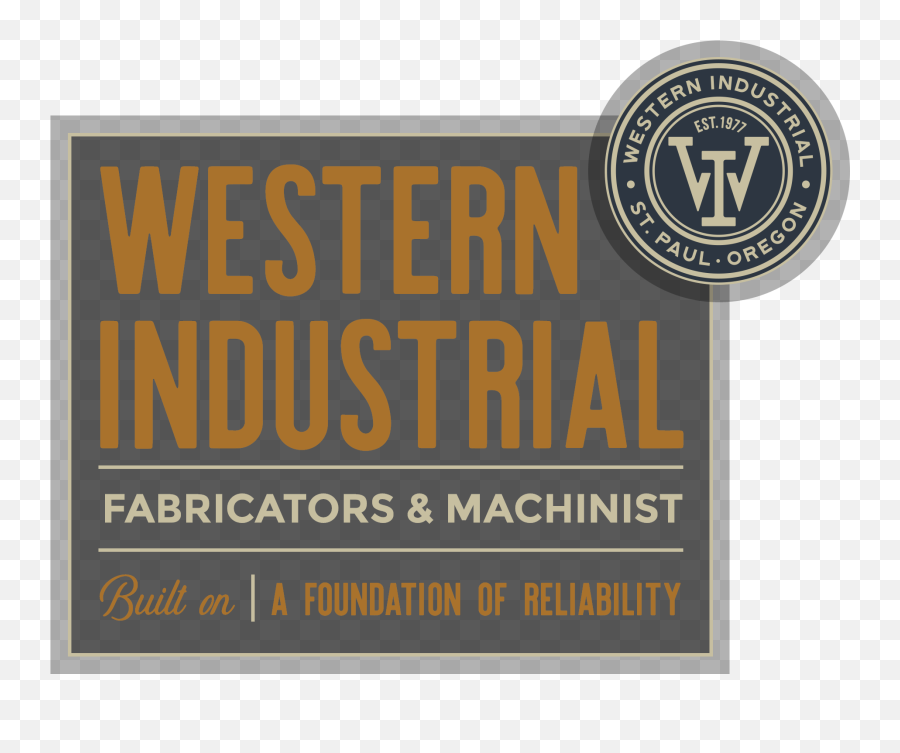 Western Industrial Fabrication - Horizontal Png,Machine Shop Logo