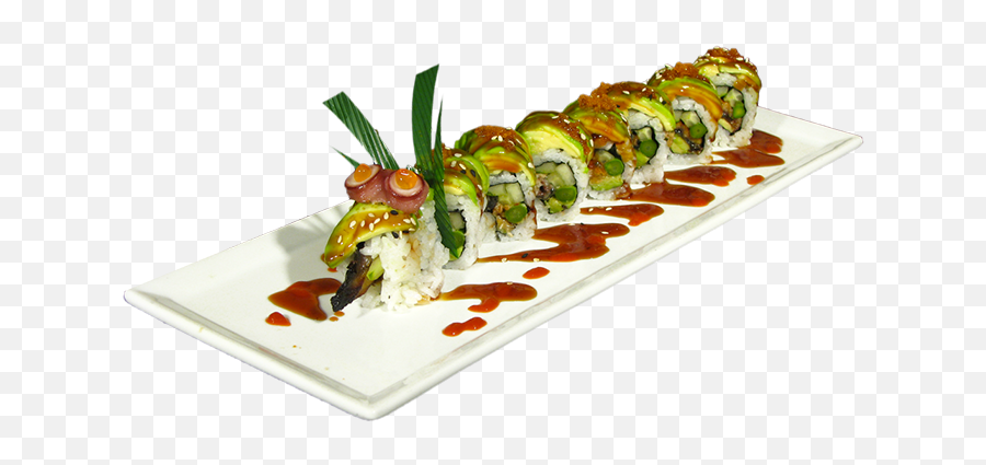 Sakura Sushi Train - Sushi Menu Sushi Caterpillar Roll Hd Png,Sushi Roll Png