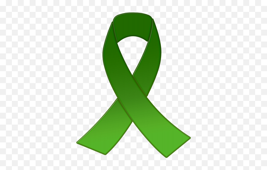 Green Awareness Ribbon Png Clipart Ribbons - Green Ribbon Kidney Disease,Breast Cancer Awareness Ribbon Png