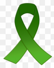 Green Awareness Ribbon Png Clipart Ribbons - Kidney Disease