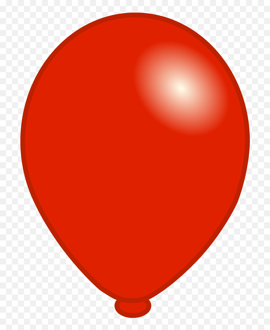 Red Balloon - Red Balloon Vector Png,Red Balloon Transparent
