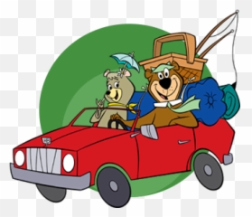 Jellystone Camp - Yogi Bear In Car Png,Yogi Bear Png