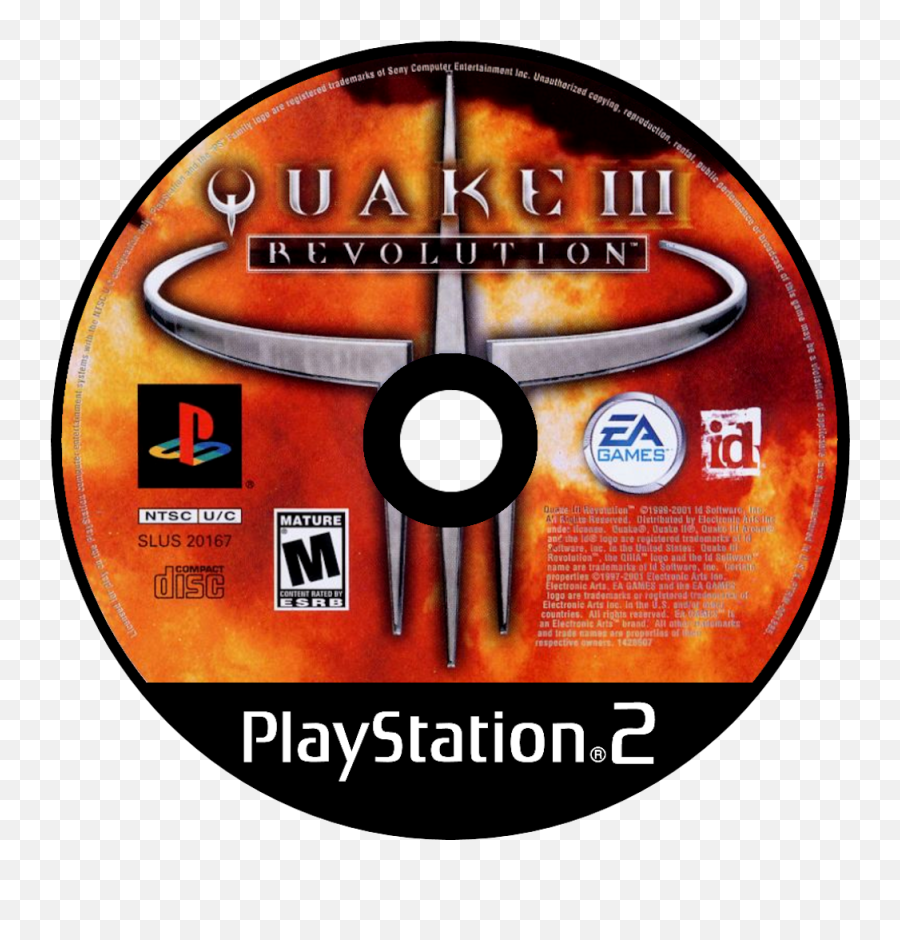 Quake 3 Revolution Ps2 Cover - Devil May Cry Ps2 Disc Png,Quake 3 Logo
