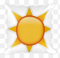 Sun With Rays - Transparent Background Emoji Full Size png