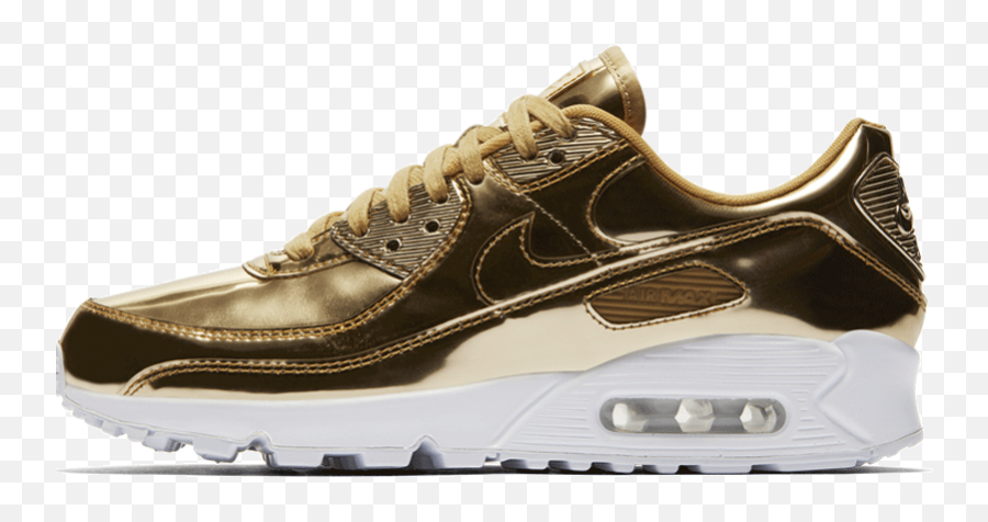 Nike Air Max 90 Sp - Air Max 90 Metallic Gold M Png,Adidas Boost Icon 2 White And Gold