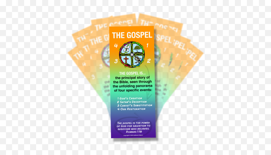 Gospel Icon Bookmark - Pack Of 50 U2013 Osborn Ministries Vertical Png,Who Is The Icon