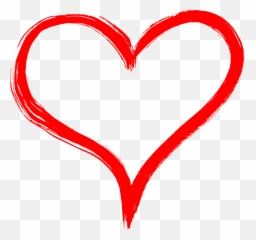 Paint Clipart Heart Transparent Free For - Hand Drawn Heart Png