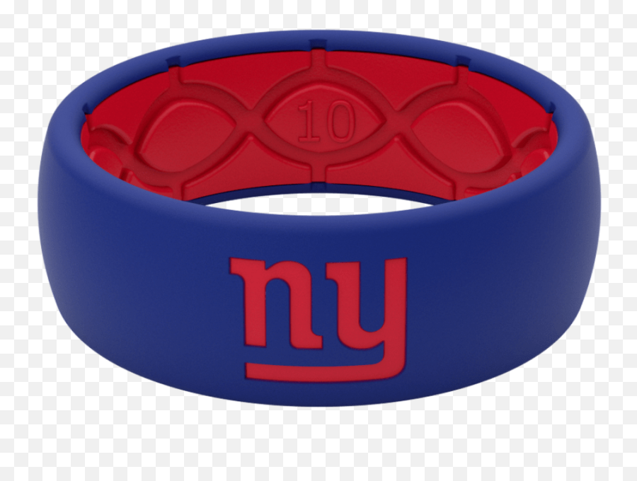New York Giants Silicone Wedding Ring Lifetime Warranty - Solid Png,Life Ring Icon