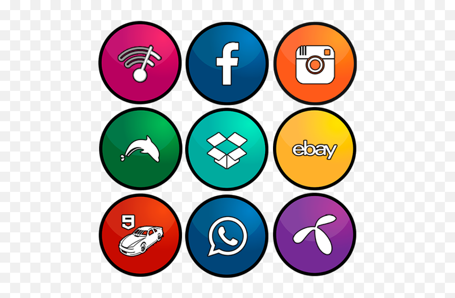 Download Blex Ui - Icon Pack For Android Blex Ui Icon Instagram Whatsapp Icones Png,Ebay Iphone Icon