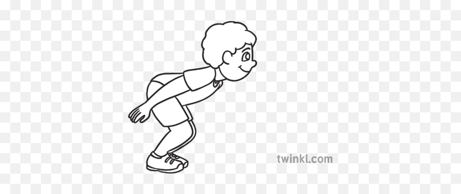Long Jump Prepare To Person Child Boy Family Pe Fitness - Blackberry Fruit Black And White Png,Jumping Person Icon