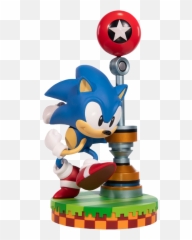 Sonic The Hedgehog - Sonic 11u201d Pvc Statue By First 4 Figures First 4 Figures Sonic Png,Sonic The Hedgehog Transparent