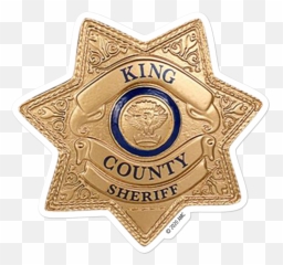 The Walking Dead Sheriffu0027s Badge Die Cut Sticker - Rick Grimes png