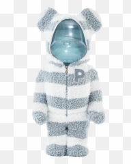 Gelato Pique X Berbrick Mint White 1000 Collectible Figure By Medicom - Bearbrick Gelato Pique 1000 Png,Icon 1000 The Hood Jacket